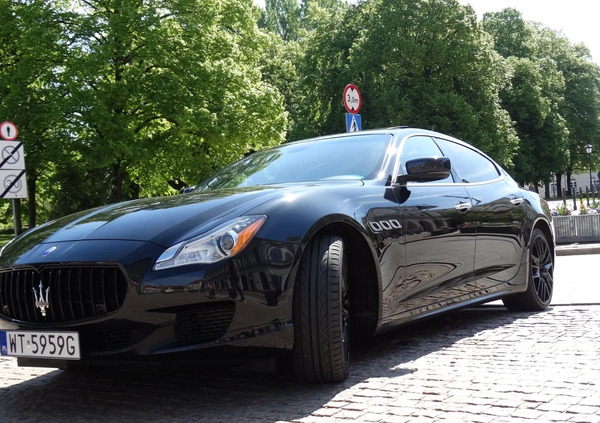 Maserati Quattroporte cena 260000 przebieg: 73000, rok produkcji 2014 z Warszawa małe 781